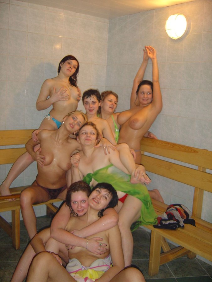Подружки в сауне частное ню